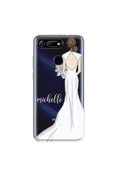 HONOR - Honor View 20 - Soft Clear Case - Bride To Be Brunette