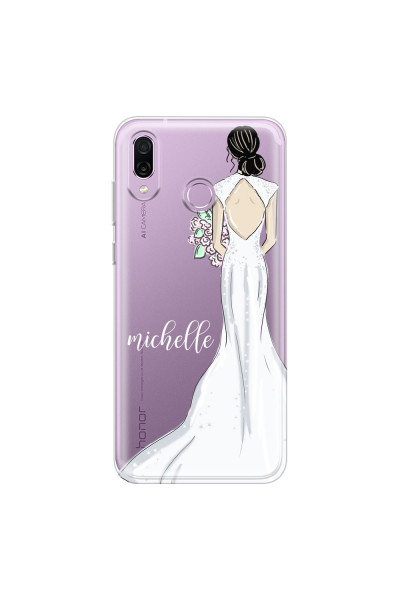 HONOR - Honor Play - Soft Clear Case - Bride To Be Blackhair