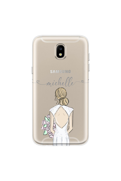 SAMSUNG - Galaxy J5 2017 - Soft Clear Case - Bride To Be Blonde II. Dark