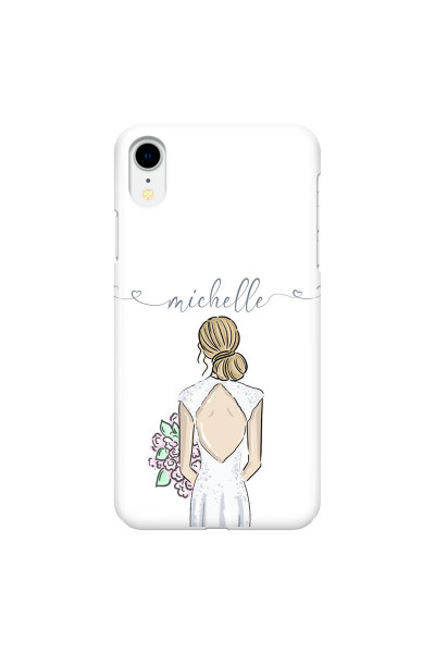 APPLE - iPhone XR - 3D Snap Case - Bride To Be Blonde II. Dark