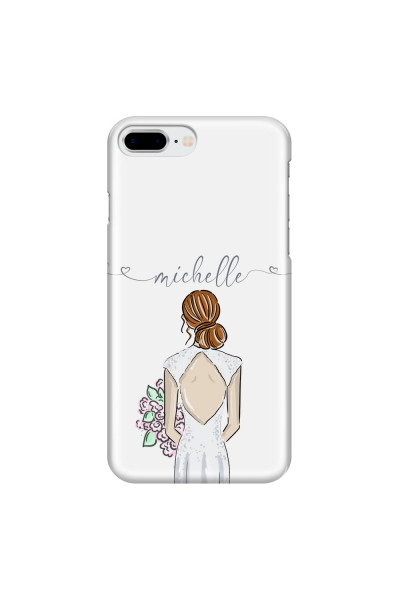 APPLE - iPhone 7 Plus - 3D Snap Case - Bride To Be Redhead II. Dark