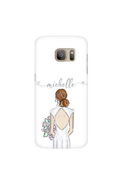 SAMSUNG - Galaxy S7 - 3D Snap Case - Bride To Be Redhead II. Dark