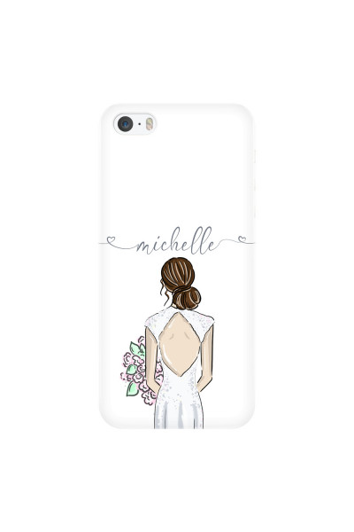 APPLE - iPhone 5S/SE - 3D Snap Case - Bride To Be Brunette II. Dark
