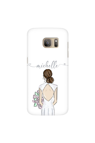 SAMSUNG - Galaxy S7 - 3D Snap Case - Bride To Be Brunette II. Dark