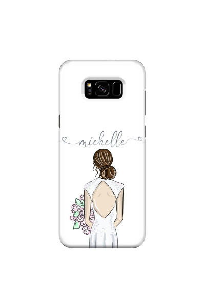 SAMSUNG - Galaxy S8 Plus - 3D Snap Case - Bride To Be Brunette II. Dark