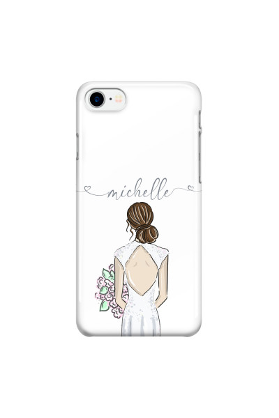 APPLE - iPhone 7 - 3D Snap Case - Bride To Be Brunette II. Dark