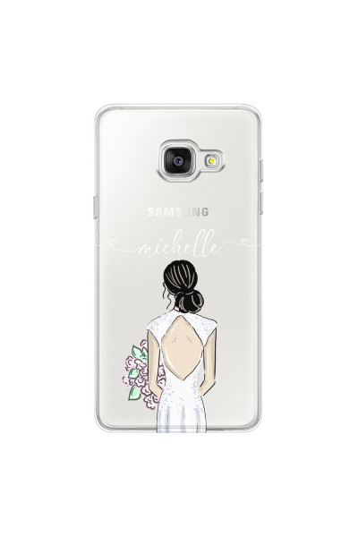 SAMSUNG - Galaxy A5 2017 - Soft Clear Case - Bride To Be Blackhair II.