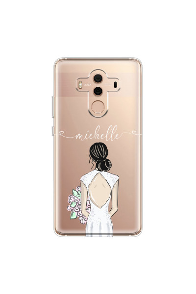 HUAWEI - Mate 10 Pro - Soft Clear Case - Bride To Be Blackhair II.