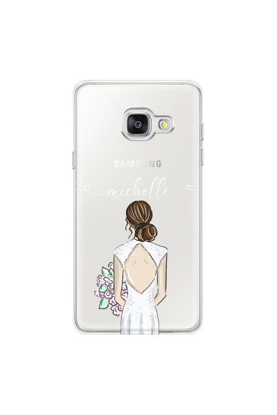 SAMSUNG - Galaxy A3 2017 - Soft Clear Case - Bride To Be Brunette II.