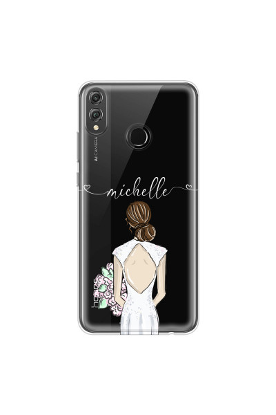 HONOR - Honor 8X - Soft Clear Case - Bride To Be Brunette II.