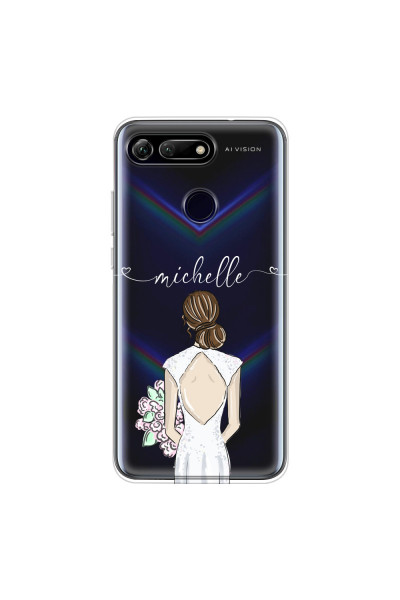 HONOR - Honor View 20 - Soft Clear Case - Bride To Be Brunette II.