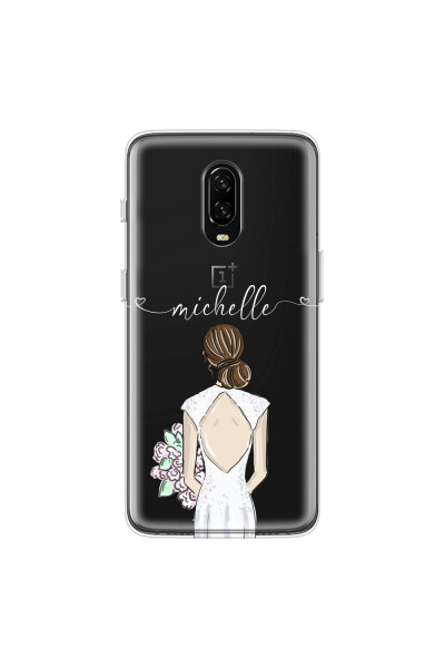 ONEPLUS - OnePlus 6T - Soft Clear Case - Bride To Be Brunette II.