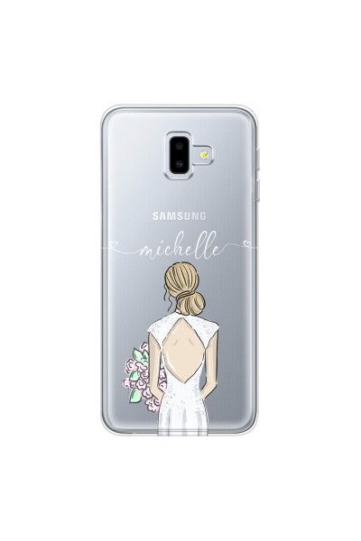 SAMSUNG - Galaxy J6 Plus 2018 - Soft Clear Case - Bride To Be Blonde II.