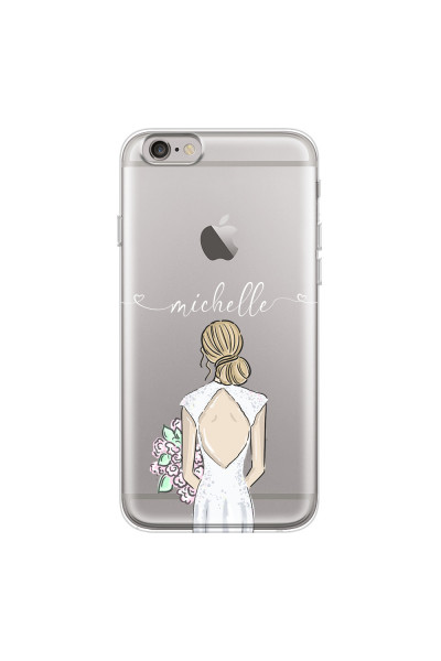 APPLE - iPhone 6S Plus - Soft Clear Case - Bride To Be Blonde II.