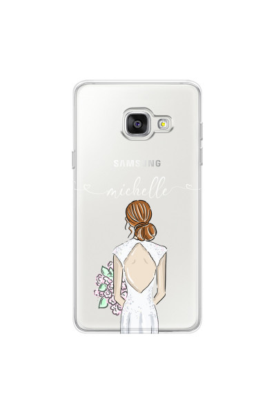 SAMSUNG - Galaxy A3 2017 - Soft Clear Case - Bride To Be Redhead II.