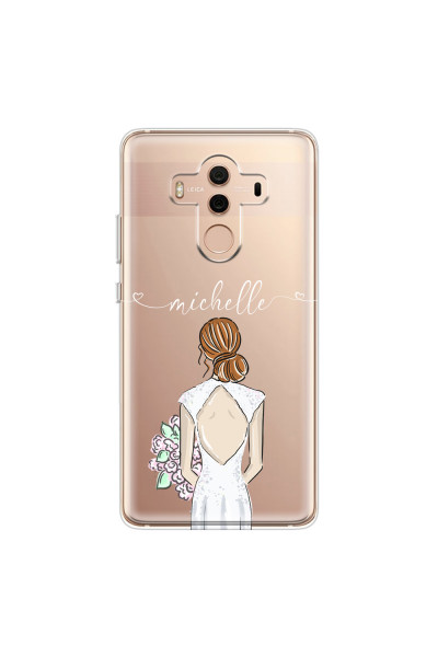HUAWEI - Mate 10 Pro - Soft Clear Case - Bride To Be Redhead II.