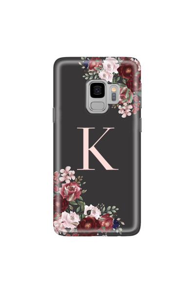 SAMSUNG - Galaxy S9 - Soft Clear Case - Rose Garden Monogram