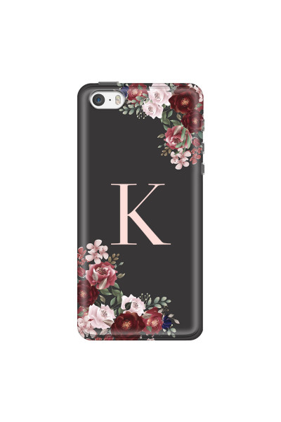 APPLE - iPhone 5S/SE - Soft Clear Case - Rose Garden Monogram