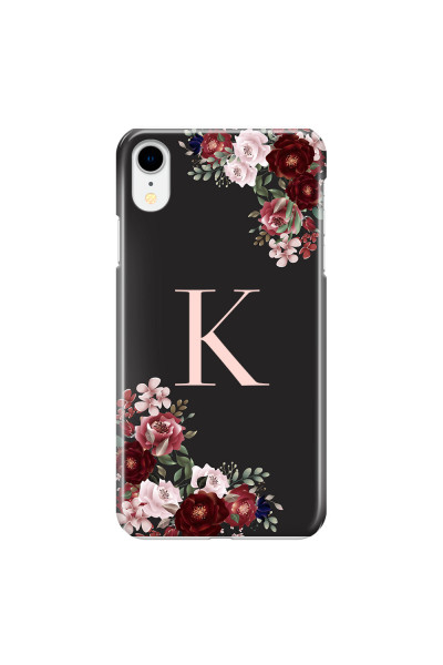 APPLE - iPhone XR - 3D Snap Case - Rose Garden Monogram