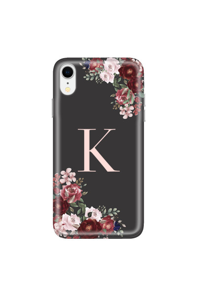 APPLE - iPhone XR - Soft Clear Case - Rose Garden Monogram