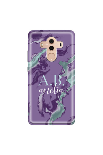 HUAWEI - Mate 10 Pro - Soft Clear Case - Streamflow Violet Ocean