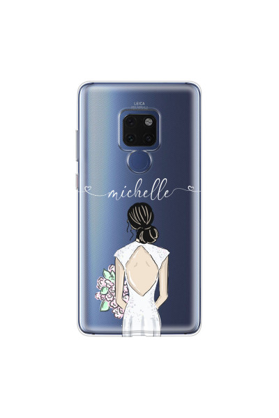 HUAWEI - Mate 20 - Soft Clear Case - Bride To Be Blackhair II.