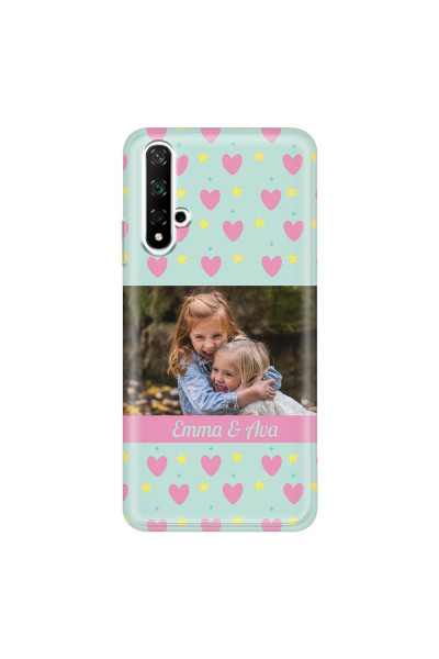 HONOR - Honor 20 - Soft Clear Case - Heart Shaped Photo