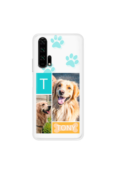 HONOR - Honor 20 Pro - Soft Clear Case - Dog Collage