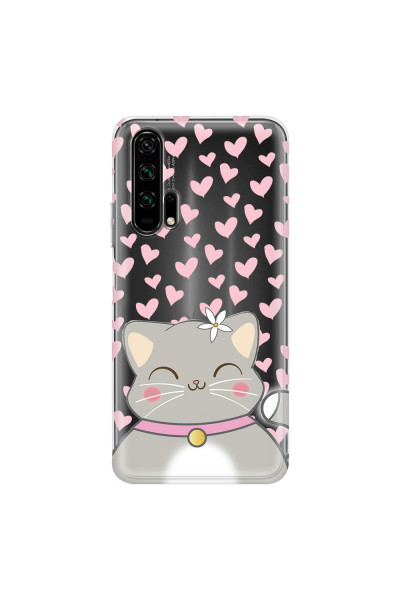 HONOR - Honor 20 Pro - Soft Clear Case - Kitty