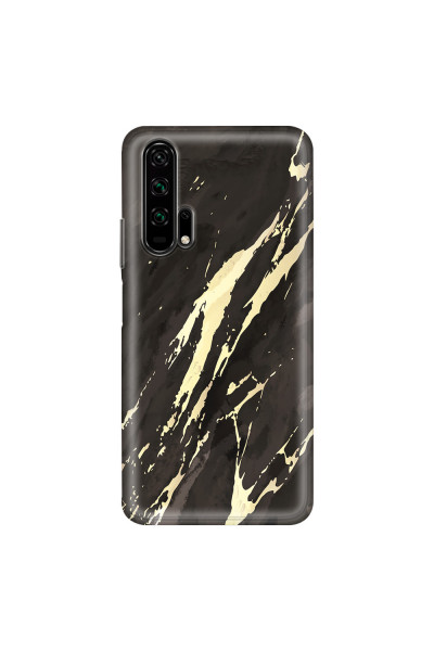 HONOR - Honor 20 Pro - Soft Clear Case - Marble Ivory Black