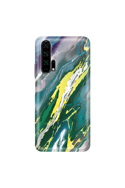 HONOR - Honor 20 Pro - Soft Clear Case - Marble Rainforest Green