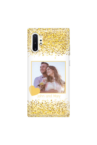 SAMSUNG - Galaxy Note 10 Plus - Soft Clear Case - Gold Memories