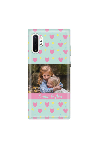 SAMSUNG - Galaxy Note 10 Plus - Soft Clear Case - Heart Shaped Photo
