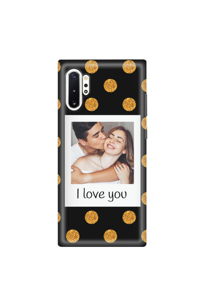 SAMSUNG - Galaxy Note 10 Plus - Soft Clear Case - Single Love Dots Photo