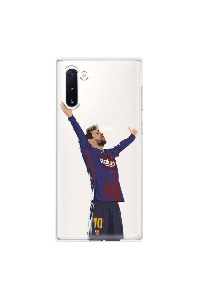 SAMSUNG - Galaxy Note 10 - Soft Clear Case - For Barcelona Fans
