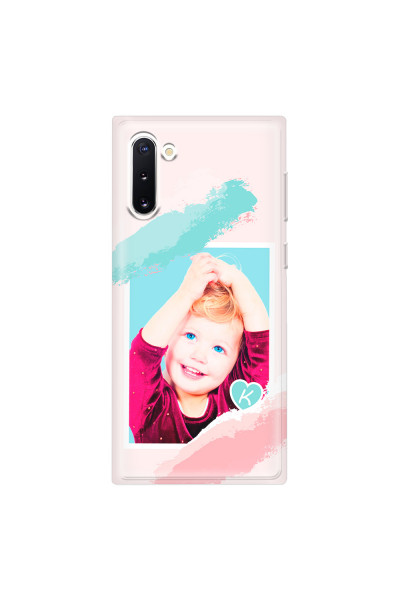 SAMSUNG - Galaxy Note 10 - Soft Clear Case - Kids Initial Photo