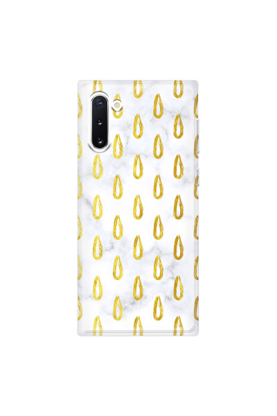 SAMSUNG - Galaxy Note 10 - Soft Clear Case - Marble Drops