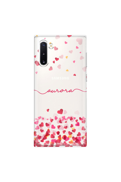 SAMSUNG - Galaxy Note 10 - Soft Clear Case - Scattered Hearts