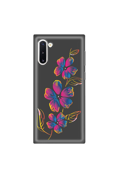 SAMSUNG - Galaxy Note 10 - Soft Clear Case - Spring Flowers In The Dark