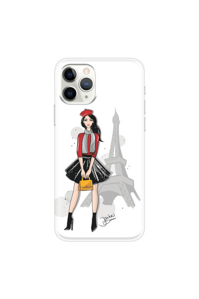 APPLE - iPhone 11 Pro - Soft Clear Case - Paris With Love