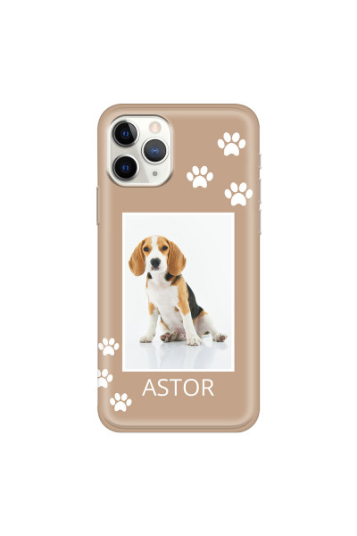 APPLE - iPhone 11 Pro - Soft Clear Case - Puppy