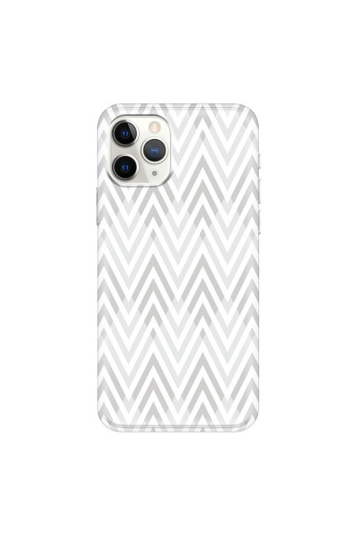 APPLE - iPhone 11 Pro - Soft Clear Case - Zig Zag Patterns