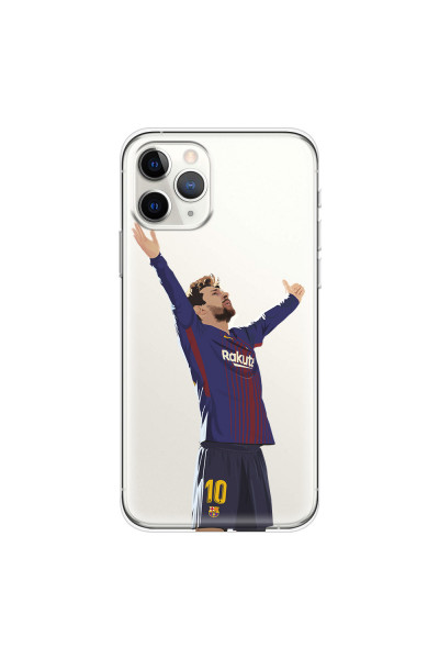 APPLE - iPhone 11 Pro Max - Soft Clear Case - For Barcelona Fans