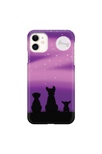 APPLE - iPhone 11 - 3D Snap Case - Dog's Desire Violet Sky
