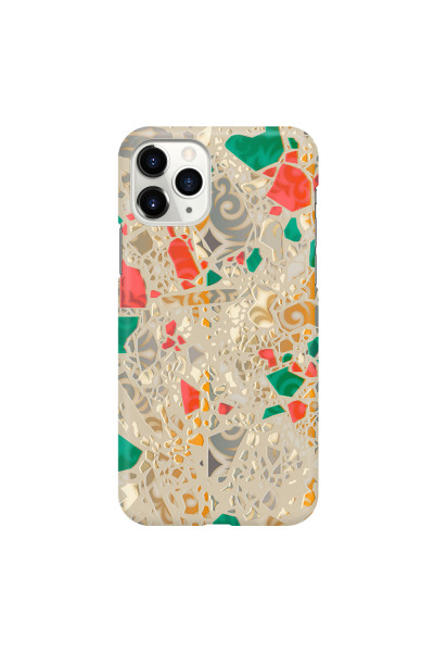 APPLE - iPhone 11 Pro - 3D Snap Case - Terrazzo Design Gold
