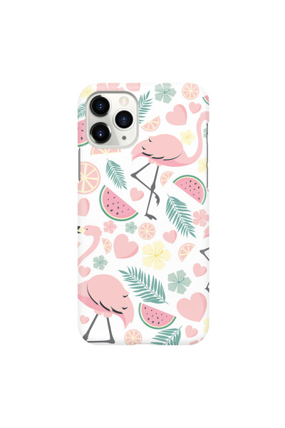 APPLE - iPhone 11 Pro - 3D Snap Case - Tropical Flamingo III