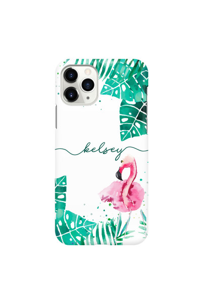APPLE - iPhone 11 Pro Max - 3D Snap Case - Flamingo Watercolor