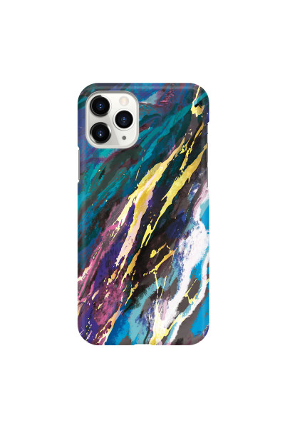 APPLE - iPhone 11 Pro Max - 3D Snap Case - Marble Bahama Blue