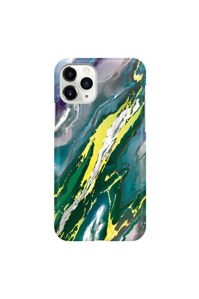 APPLE - iPhone 11 Pro Max - 3D Snap Case - Marble Rainforest Green
