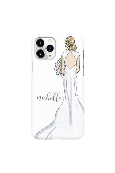 APPLE - iPhone 11 Pro Max - 3D Snap Case - Bride To Be Blonde Dark